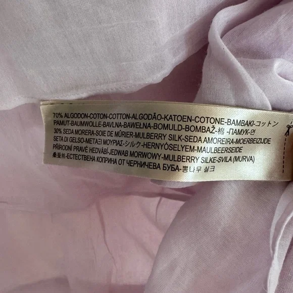 Lavender Sleeveless Ruffle Top - Picture 4 of 4